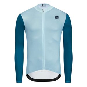 Novos homens Jersey de ciclismo mangas compridas Raudax Fit Fit confortável Bicicleta de estrada de proteção solar MTB 2024 Jerseys masculina Spring Autumn Coat L2405