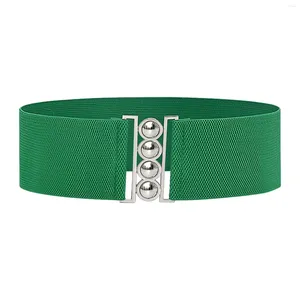 Belts Wide Elastic Belt Elegant Decorative Cinch Waist For Women Ladies