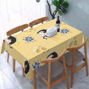 Taça de mesa Genshin zhongli jogo retangular sala de estar Talha na tábua da tabela para decoração de cozinha têxtil caseira