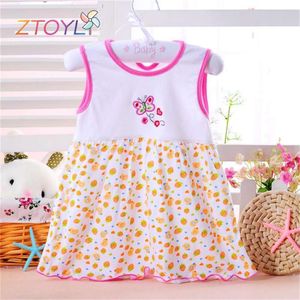 뜨거운 유아 아기 소녀 드레스 코튼 일반 민소매 드레스 캐주얼 의류 0-24m 여름에 L2405 L2405