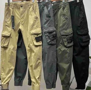 Męskie Stones Patche Vintage Cargo Pants Designer Big Pocket Bongis Spodnie Track Sweatanty Pant Sweterpants Długie sport