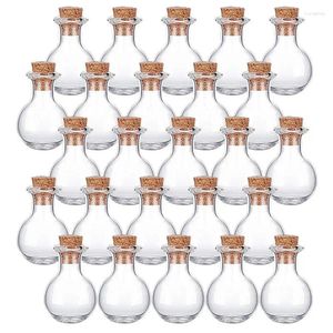 Бутылки для хранения дрейфующих бутылок маленькое стекло с крышками 10 шт.