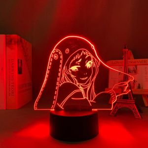 Nattljus Anime 3D Light Kakegurui Compulsive Gambler Runa Yomozuki Figure For Kids Bedroom Decor Nightlight Manga Presentrum Tabell L 324O