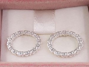 Medium Silver Straight Discörhängen Stud Bear Jewelry 925 Sterling Passar European Jewelry Style Gift Andy Jewel 9127235903826488