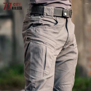 Men's Pants 77City Killer SWAT IX8 Tactical Men Military Waterproof Wear-resistant Joggers Cargo City Army Multi-pocket Mens Trousers