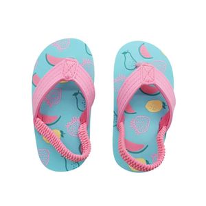 Yeni 2024 Yaz Çocuk Tatil Çocukları Plaj Ayakkabı Kızlar Flip Flops Toddler için Sevimli Tatlı Terlik