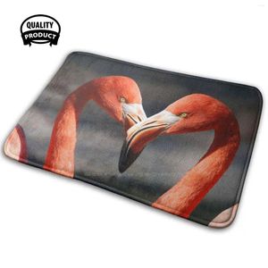 Carpets Flamingos Soft Interesting Room Goods Rug Carpet Flamingo Bird Wildlife Pink Wild Animal Feathers Feathered