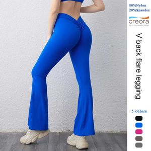 Women's Pants Capris Womens V-shaped rear hem mudguard legs high waist V-shaped cut gym tight fitting corset sports tight fitting corset Y240504