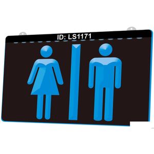 LEDネオンサインLS1171トイレの洗面所トイレ3D彫刻ライト卸売小売ドロップ配信ライト照明ホリデーDHHNW