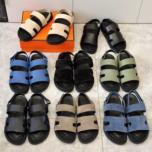 designer shoes flat heels slides sandals italy genius calfskin slippers flip flops slip summer dunks sandales casual outdoor shoe buckle strap couple luxury sandal