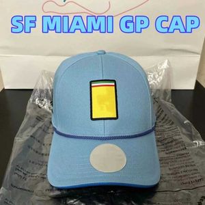 Ball Caps Scuderia Team 2024 SF Miami GP Charles Leclerc Cap Carlos Sainz Cap Miami Edição Especial Hat de beisebol J240531