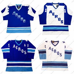 1972 Houston Eros Hockey Jersey Custom qualquer nome e número Cyhjersey