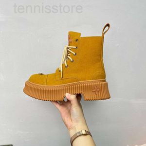 Fashion Women Cankle Boots Luxury Mayr Boot Italy Boots Low Bootes Round Round Meads Platform Platform Calfskin Boot Party Party Short Bootie Box EU 35-41