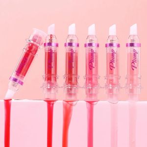 6 colors liquid lipstick plump booster volume lip gloss plump beauty health Maquiagem nourishing hydration cosmetics 240529