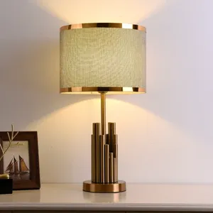 Bordslampor postmodern ljus lyxlampa amerikansk minimalistisk design vardagsrum studie sovrummet säng dekoration hushåll skrivbord