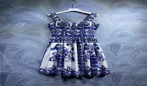 2022 summer new suspender cotton print dress012345678273666