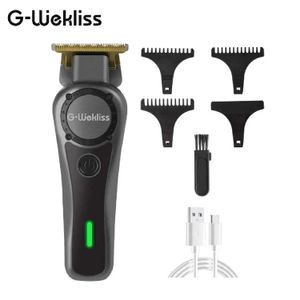 Sax Shears G-Wekliss USB uppladdningsbart trådlöst hår Clipper Mens Cordless Hair Clipper Professional Hair Clipper G240529