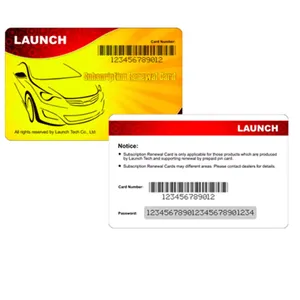 2 Years Renewal LAUNCH Pin Card 12V Gasoline Software For Launch X431 V+ /PROS V5.0 /PADVII /PRO5 and PADV