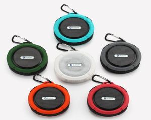 C6 IPX7 wireless Bluetooth Speaker waterproof Suction Cup speakers Hands MIC Voice Box portable bluetooth 30 for iphone8349404