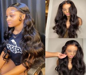 Hd Lace Wig Body Wave Lace Front Human Hair Wigs For Women 360 Full Lace Frontal Wig Pre Plucked Transparent Brazilian6694356