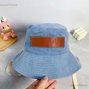 Top designer hats Lowe's new collection of summer ribbon canvas visor hats with wide brim Fisherman stars in the same blue male and female styles