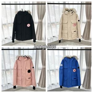 Luxury Designer Down Parkas Overcoat Men Winter Down Jacket Women Cartoon Printed Stitching Warm Jacket Casual Simple Down Jacket Size XS-3XL