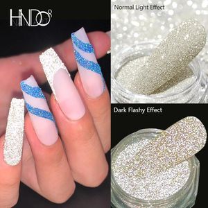 Nail Glitter HNDO Shiny Reflective Sparkle Diamond Powder For Party Disco Art Manicure Design Decor Colorful Dust Pigment