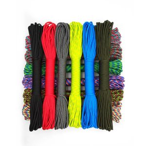 31 metros dia4mm 9 núcleos de pé Paracord para sobrevivência Cordamento de pára -quedas Camping Camping Campo de caminhada de caminhada 240531