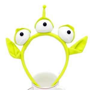 Alien Monster Headband Pluszowy robot gałki włosów dla dorosłych dzieci Halloween impreza Cosplay Akcesoria