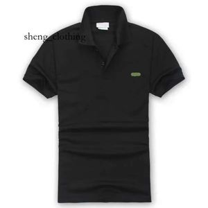 Lacos Polo Shirt Mens Top Polos Mens Designer Polos T Mały koński krokodyl do druku odzieży męska marka letnia wyciąg na rozmiar koszuli polo f4da