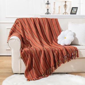 Blankets Ethnic Sofa American Knitted Blanket Cover Napping Shawl Bedside Towel B&B Decorative Textiles