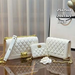 حقيبة مصمم أزياء من ثلاث قطع حقيبة 5A Luxurys Designer Bag Lady Designer Top endual Leather Composite Bag 477886 Bqmoj