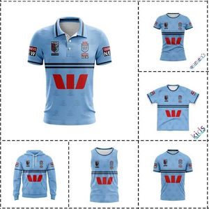 Jerseys Rugby Customed 2023 New South Wales Blues Origins State Family Jersey Kids Women Men Size S-5XL (Print Custom Name) G240529