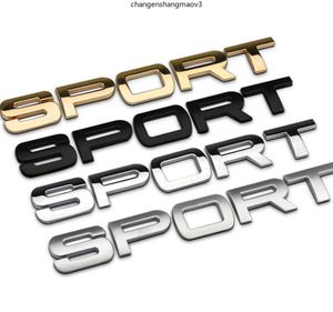 スポーツロゴのためのカーリアテールステッカーゴールドバッジメタル3Dエンブレムシルバーデカールディフェンダーフリーランダー2オートスタイリング6539204