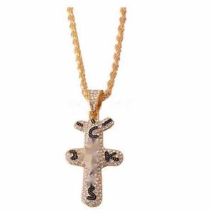 2024 Designer necklace Personalized Pendant Hip Hop Full Diamond Cross Necklace
