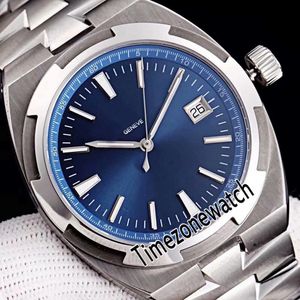 Best Edition New Overseas 4500V 110A-B128 Blue Dial CaL 5100 Automatic Mens Watch Sapphire Stainless Steel Bracelet Watches Timezonewat 2544