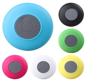 Mini Bluetooth -högtalare Portable Waterproof Wireless Hands Speaker Suger Cup for Duschers Badrum Pool Car Mp3 Musikspelare L2868931