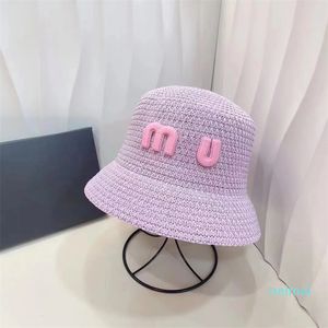 holiday windstraw all-matching face small bucket hat sunshade fisherman hat couple casual bucket hat