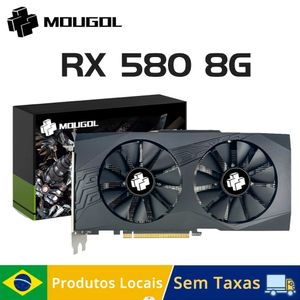 Mougol Radeon RX580 8G Grafikkort GDDR5 256BIT Memory Video Game Cards CIE30X16 Desktop Computer Components 240527