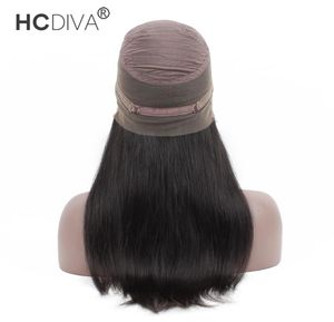 منتج HCDiva Hair Product 360 Wig Lace Brontal Hush Hair Cigs مسبقًا 150 كثافة البرازيلية على التوالي مع شعر الطفل REMY5219710