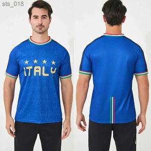 Os fãs tocam camisetas da Copa da Europa da Copa da Europa de futebol italiano Setwy Secy Secy Polyster Football Jersey Mens Football Sweetshirt H240531