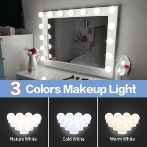 LED 12V Makijaż Lustro Lekkie żarówki LED Iollywood Vanity Light