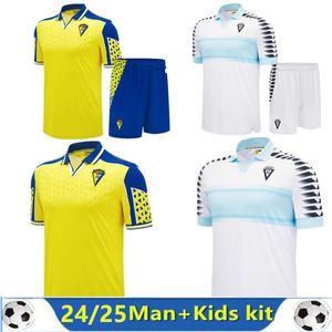 Cadiz Carnaval Özel Futbol Formaları 2024 2025 Evde Lozano Lozano Lucas Mabil Fali R. Alcaraz Alarcon A. Negredo Blanco Erkek Çocuk Kiti 23 24 25 Futbol Setleri Gömlekler S-XXL