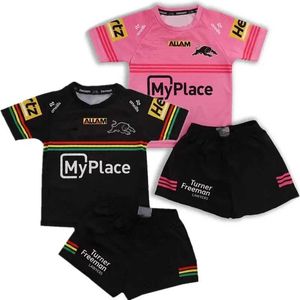 Rugby Jerseys 2024 Penrith Panthers Kids Kit Home / Away / Training Rugby Jersey Size 16-26 Print Custom Name Number G240529