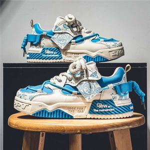 Zapatillas de Hombre Fashion Spring Casual Mesh Sport Sneakers andningsbara utomhusmärken Män sportskor 33y