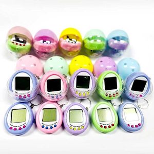 エレクトロニックペットおもちゃ1PCS 90Sノスタルジックタマゴッチエレクトロニックペットマカロンカラーサプライズ卵カプセル卵ボールモデルパペットおもちゃ子供S245317