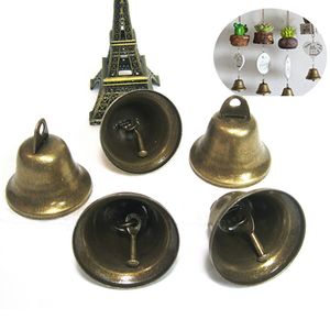 Copper Bells Vintage Metal Brass Bells Christmas Bells Decorations Clear Sound Copper Bell Rattle Bell för skolan