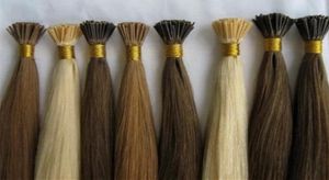 70GPK Stick I Tips Human Hair Extensions Itip Hair Extensions I tips Silkeslen Straight Hair Extension Sremy 3055250