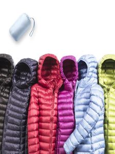 Kobiety Down Jackets Winter Women Kurtki Ultra Light Duck Down Jacki zimowe płaszcze dla kobiet S181013015610189
