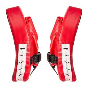 12pc Curved Boxing Bag Taekwondo Muay Thai Karate Adults Kids PU Training Paws Pads Boxing Equipment Focus Punching Bags 240715